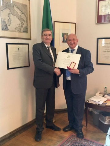 Verdienstkreuz (Ritter) des Ordens „Ordine della Stella d'Italia“