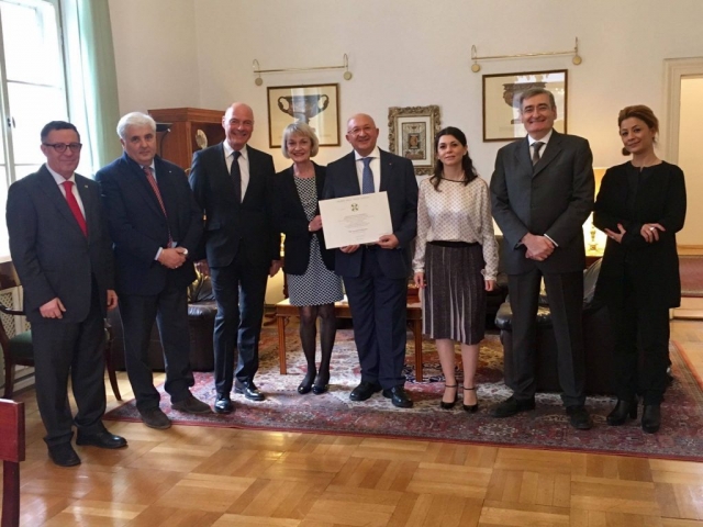 Verdienstkreuz (Ritter) des Ordens „Ordine della Stella d'Italia“